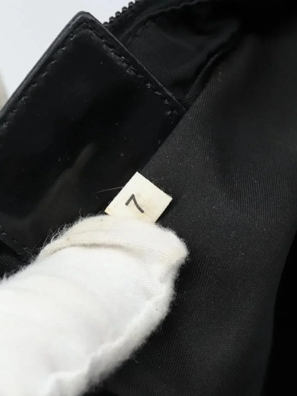 PRADA Shoulder Bag Nylon Black Silver Auth 173668 - Picture 12 of 16